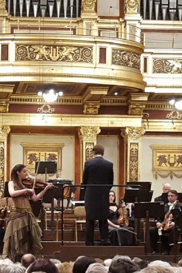 Publication by Spanish Embassy about Musikverein’s concert (Austria)