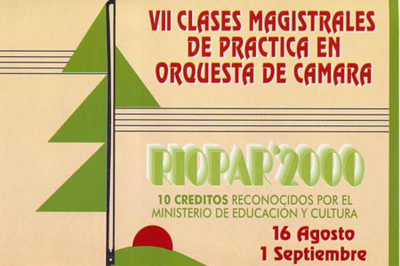 Clases Magistrales de práctica en orquesta de Cámara Riopar 