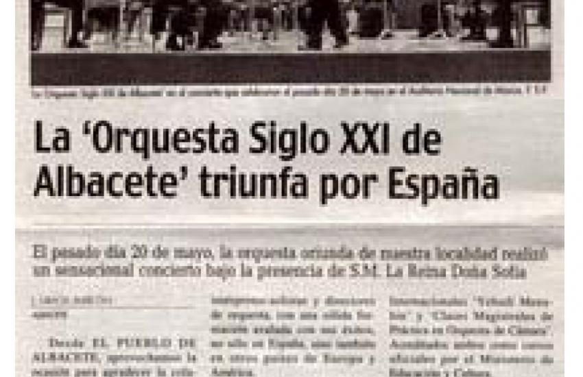 La orquesta Siglo XXI triunfa por España (España)
