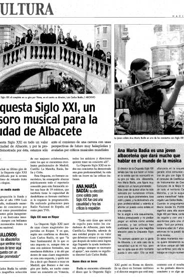 La orquesta Siglo XXI: un tesoro musical para su ciudad (España)